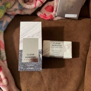 Bath & Body works mens cologne clear horizon and soap bar discontinued new